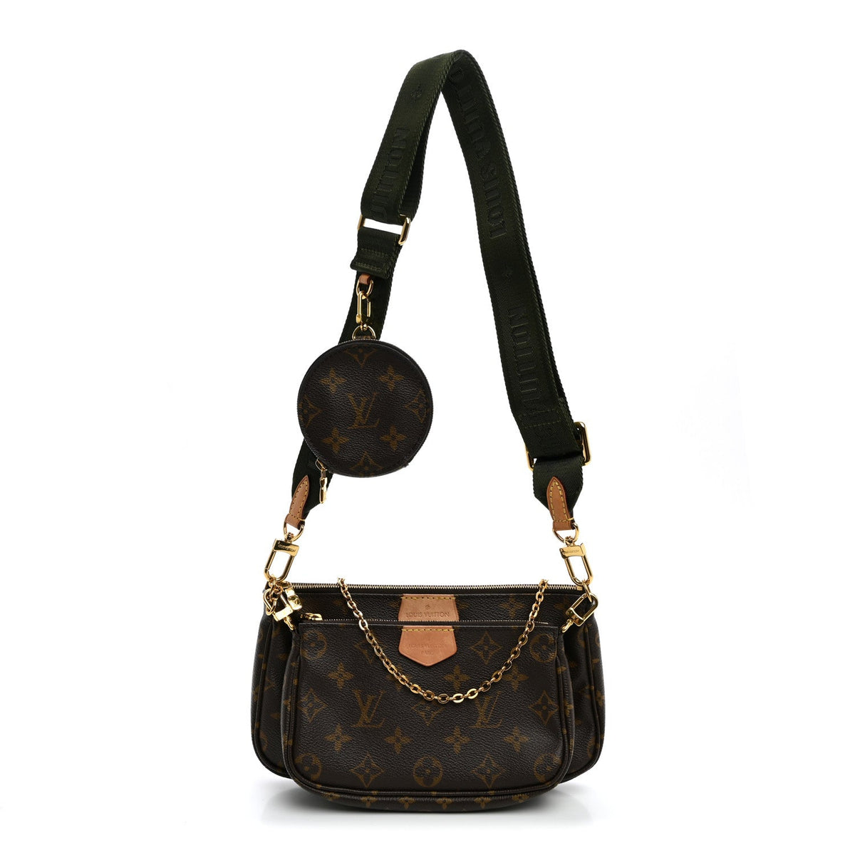Monogram Multi Pochette Accessories Kaki