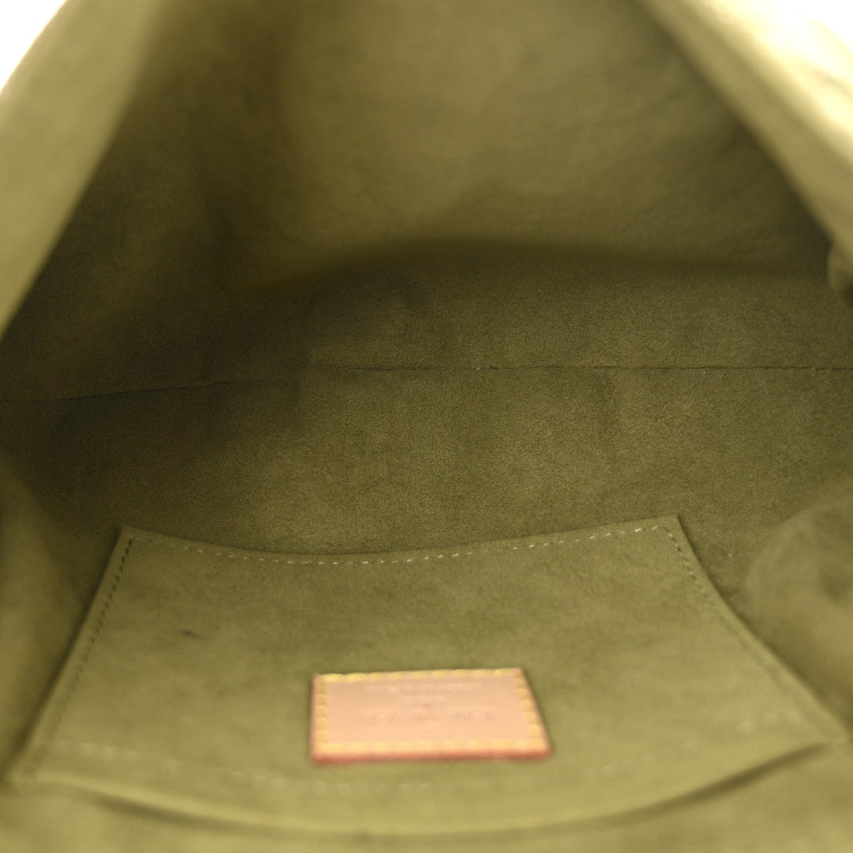 Monogram Denim Mini Pleaty Lichen