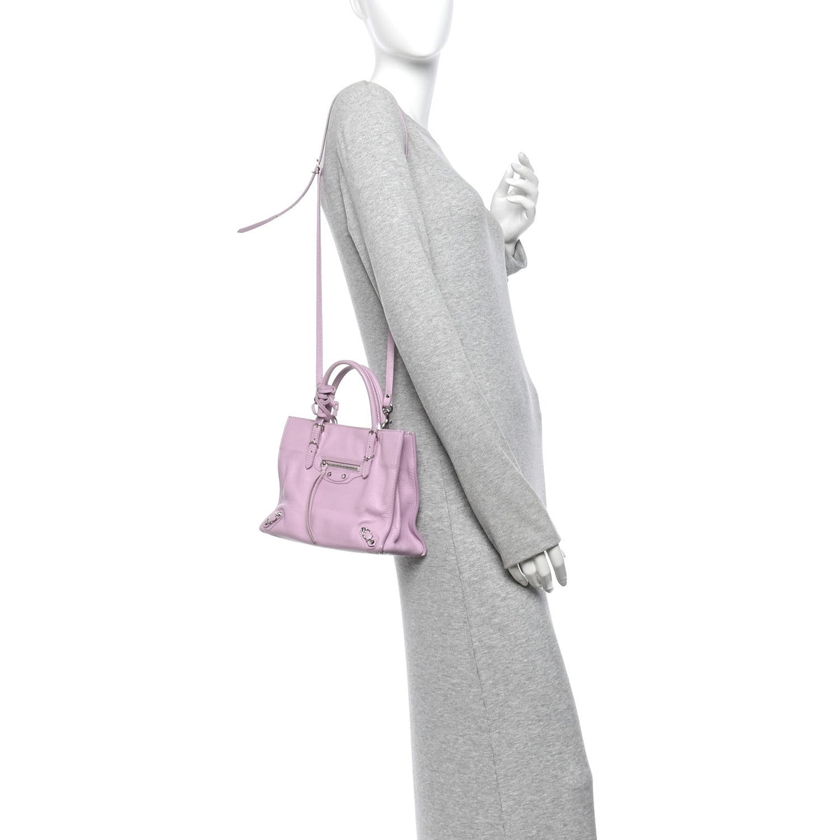Veau Papier A4 Tote Rose Orchid