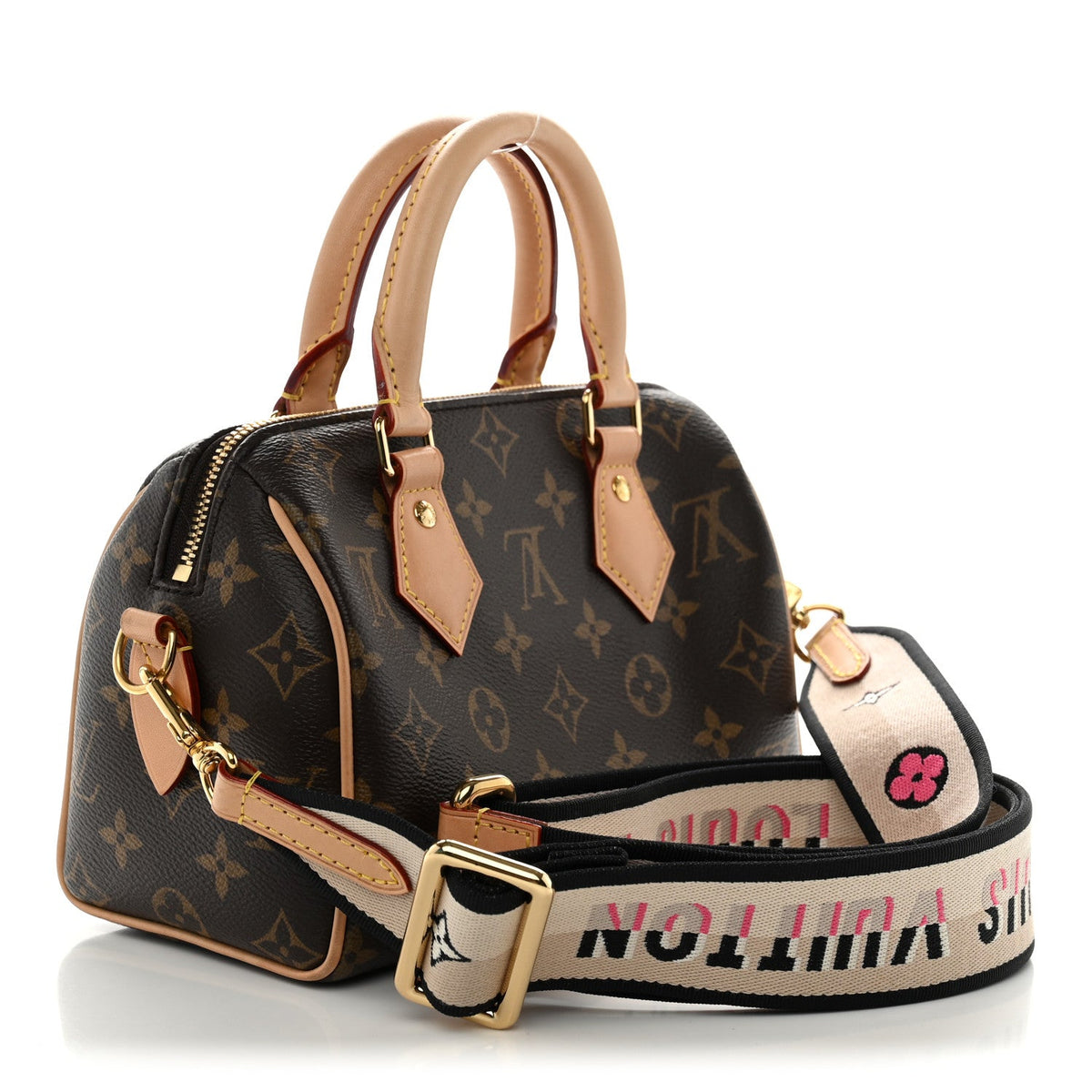 Monogram Speedy Bandouliere 20 Black