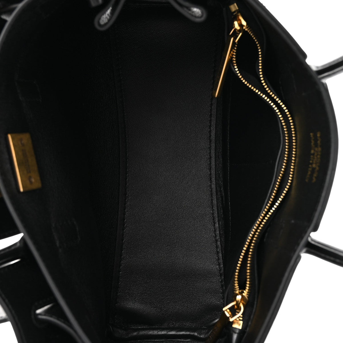 Smooth Calfskin Mini Bel Air Carry All Bag Black