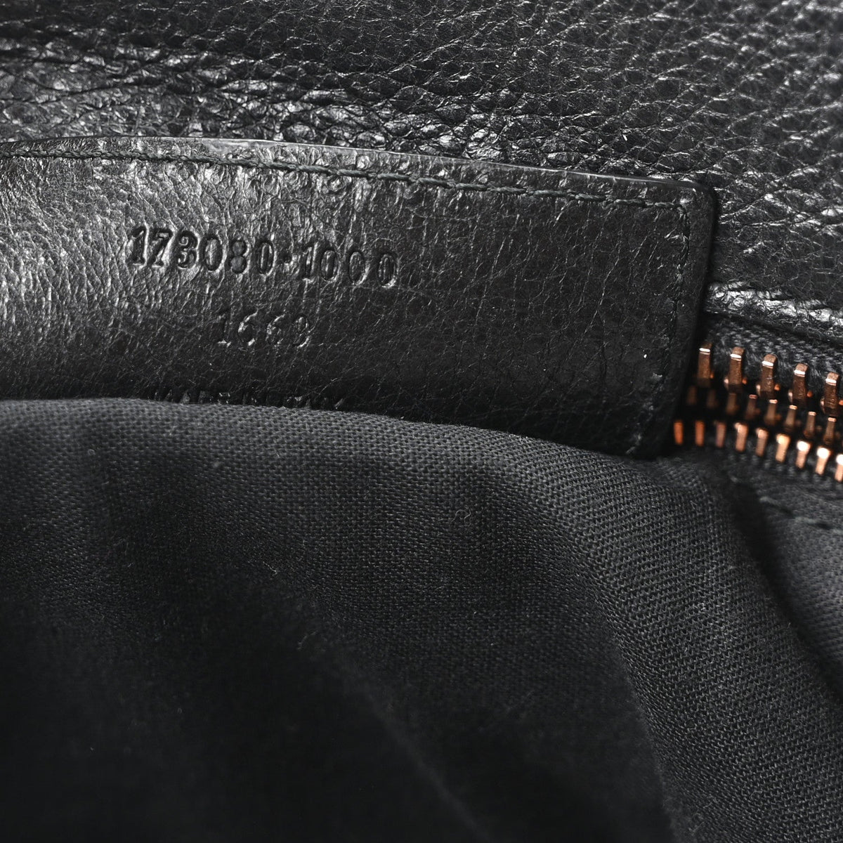 Agneau Giant 21 Rose Gold Hardware Work Black