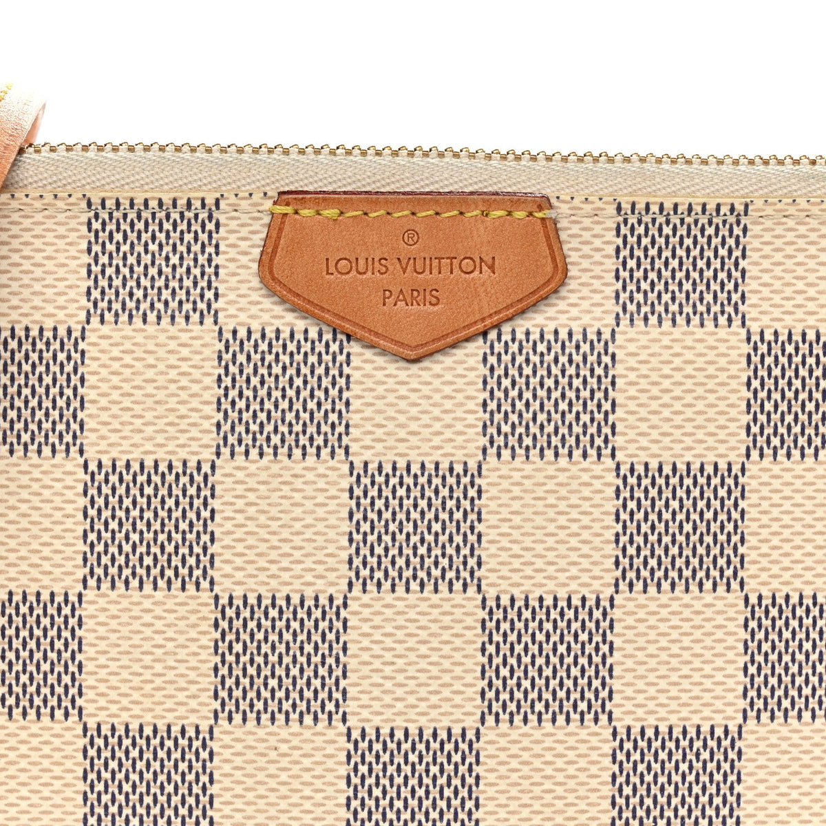 Damier Azur Double Zip Pochette