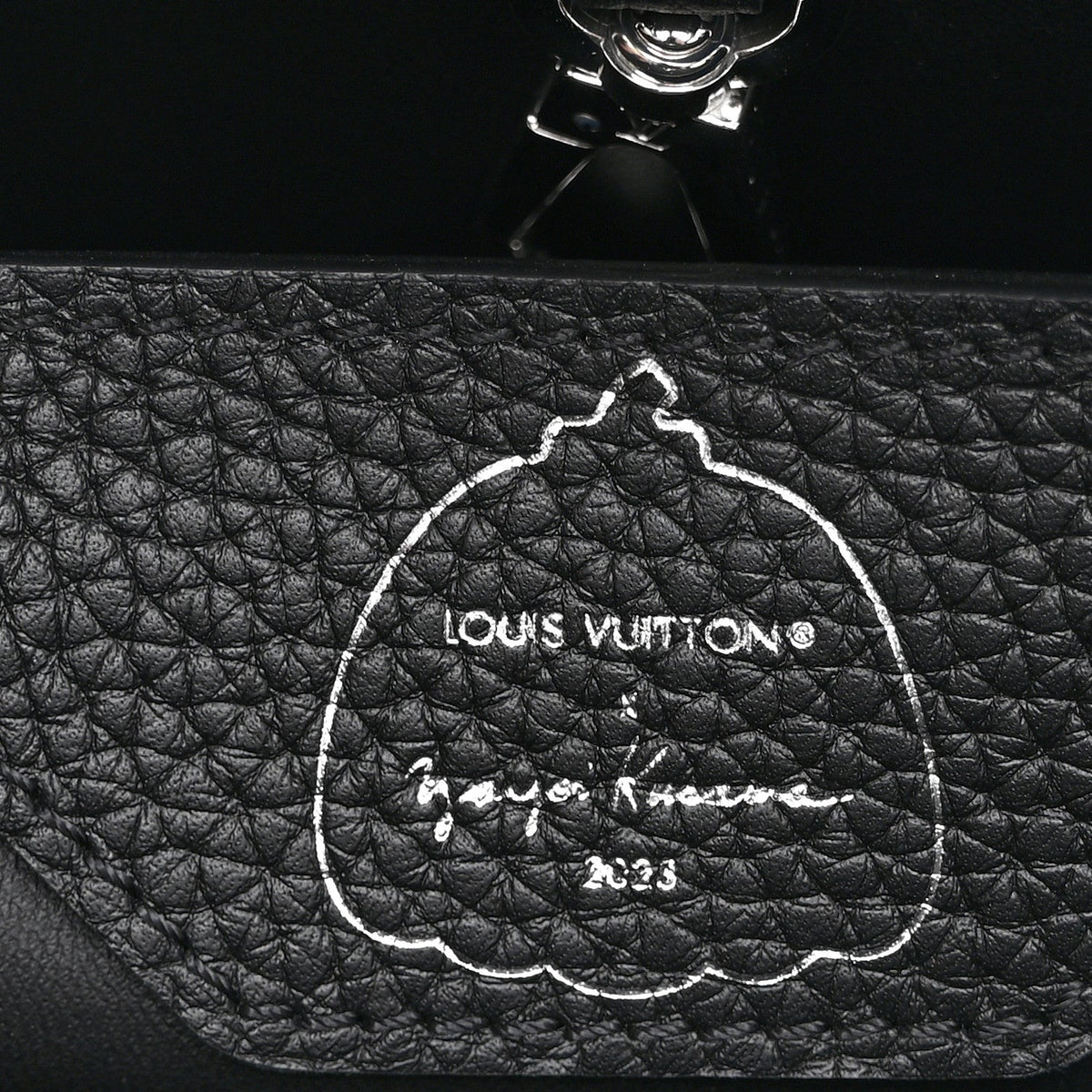 LV X YK Taurillon Capucine MM Black