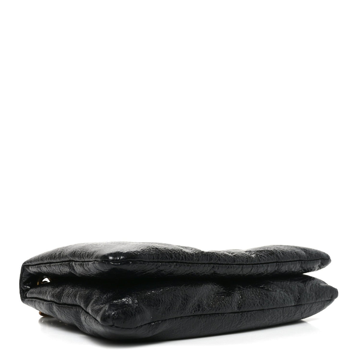 Arena Puffy Monaco Chain Shoulder Bag Black