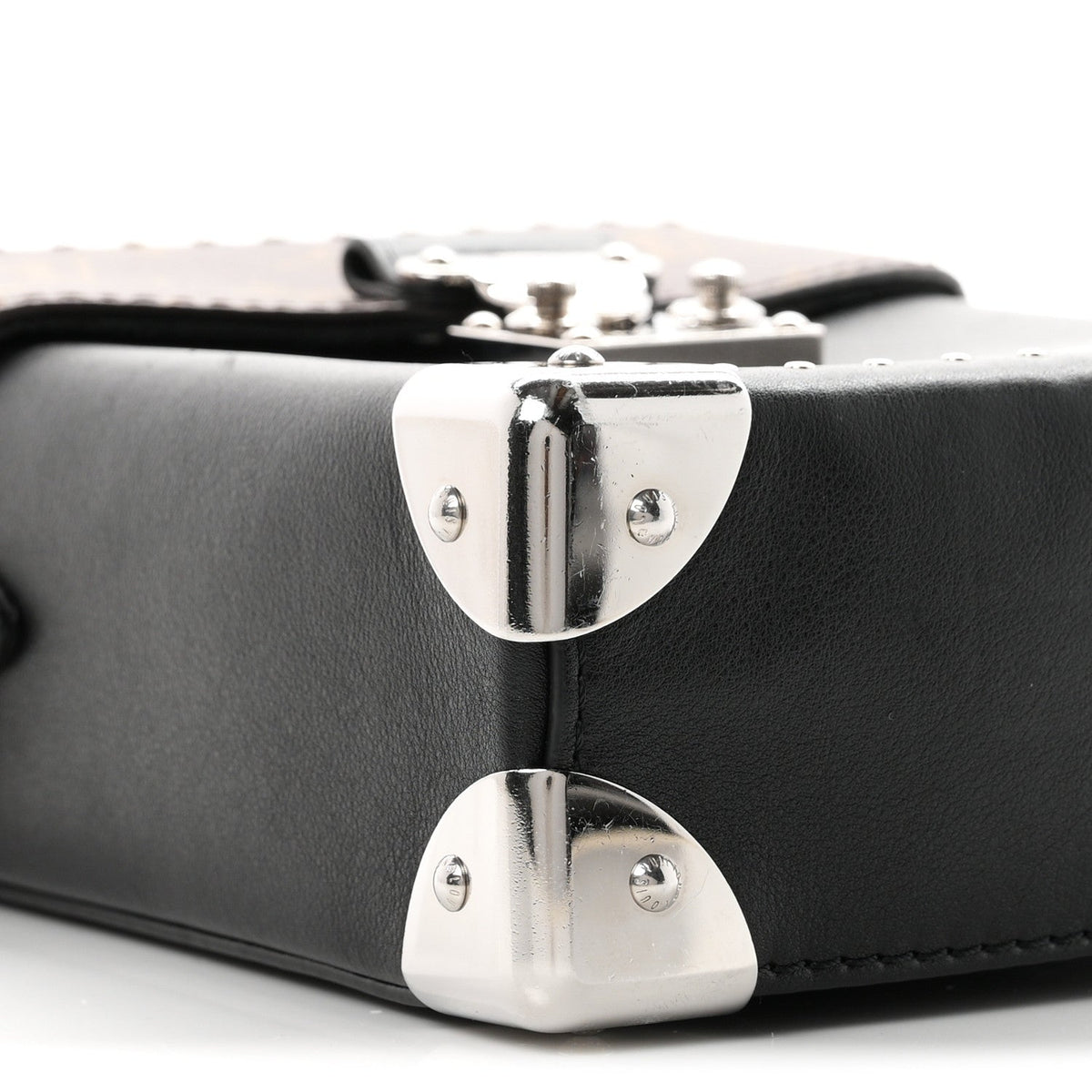 Calfskin Monogram Camera Box Vibe Black