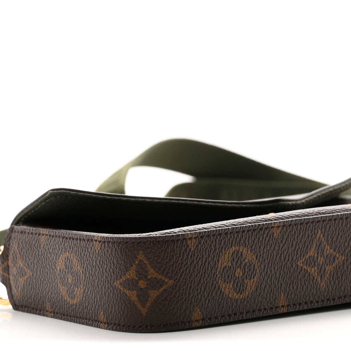 Monogram Felicie Strap & Go Kaki