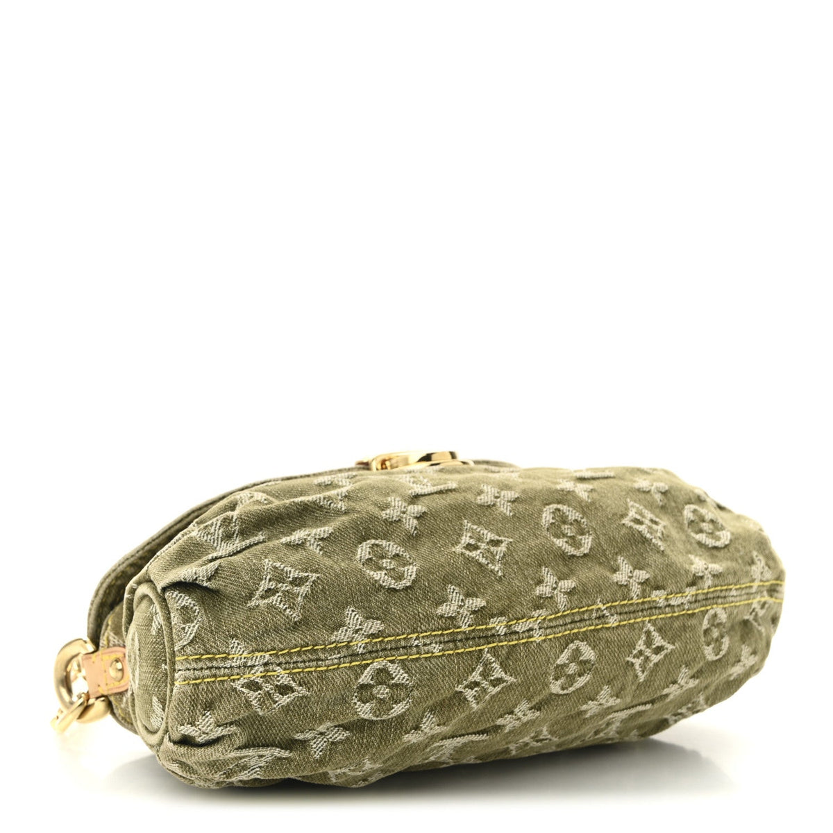 Monogram Denim Mini Pleaty Lichen
