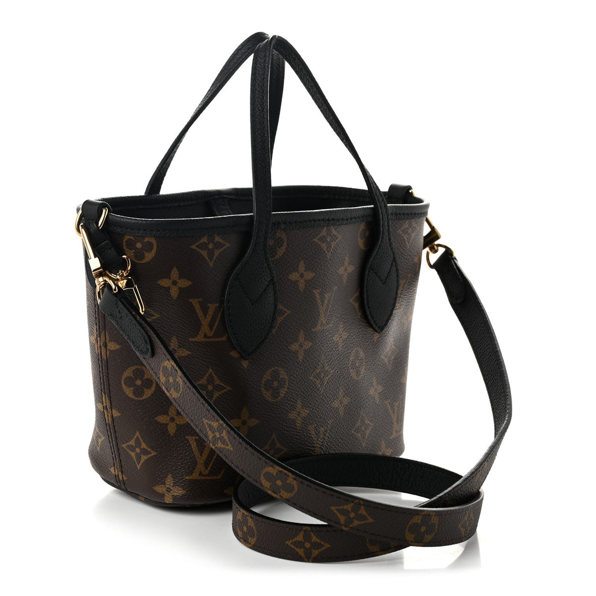 Monogram Neverfull Inside Out Bandouliere BB Black