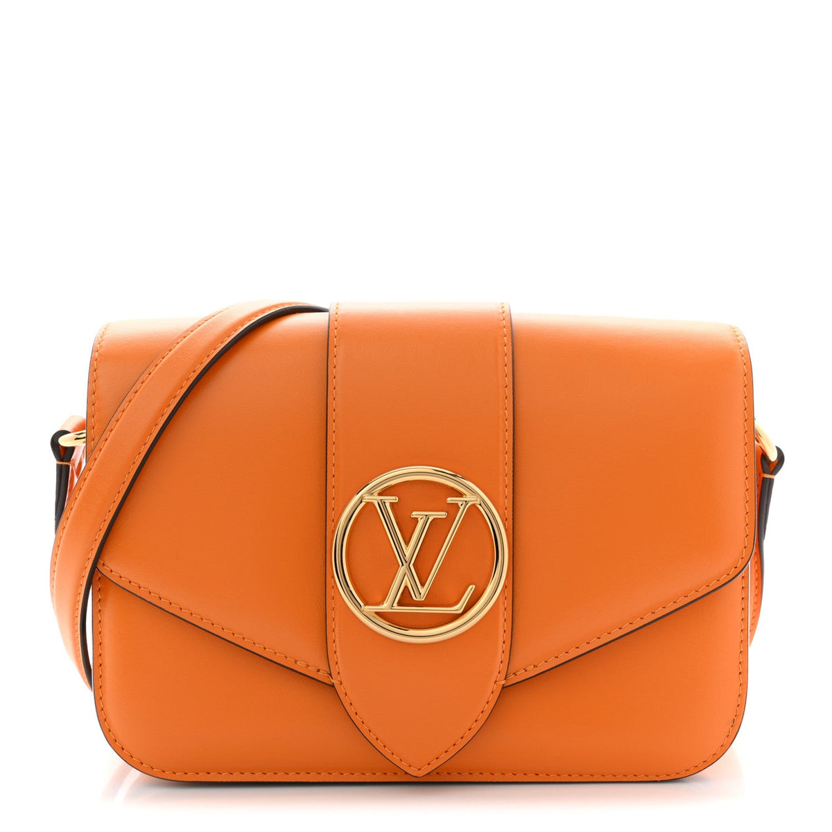 Smooth Calfskin LV Pont 9 Summer Gold