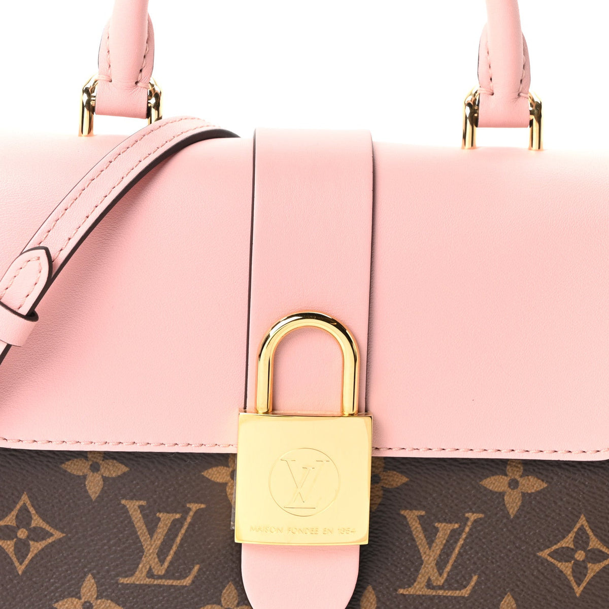 Monogram Locky BB Rose Poudre