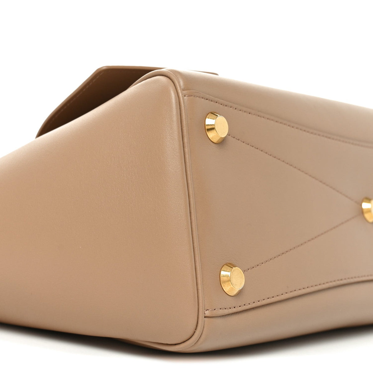 Smooth Calfskin Small Bel Air Carry All Bag Latte