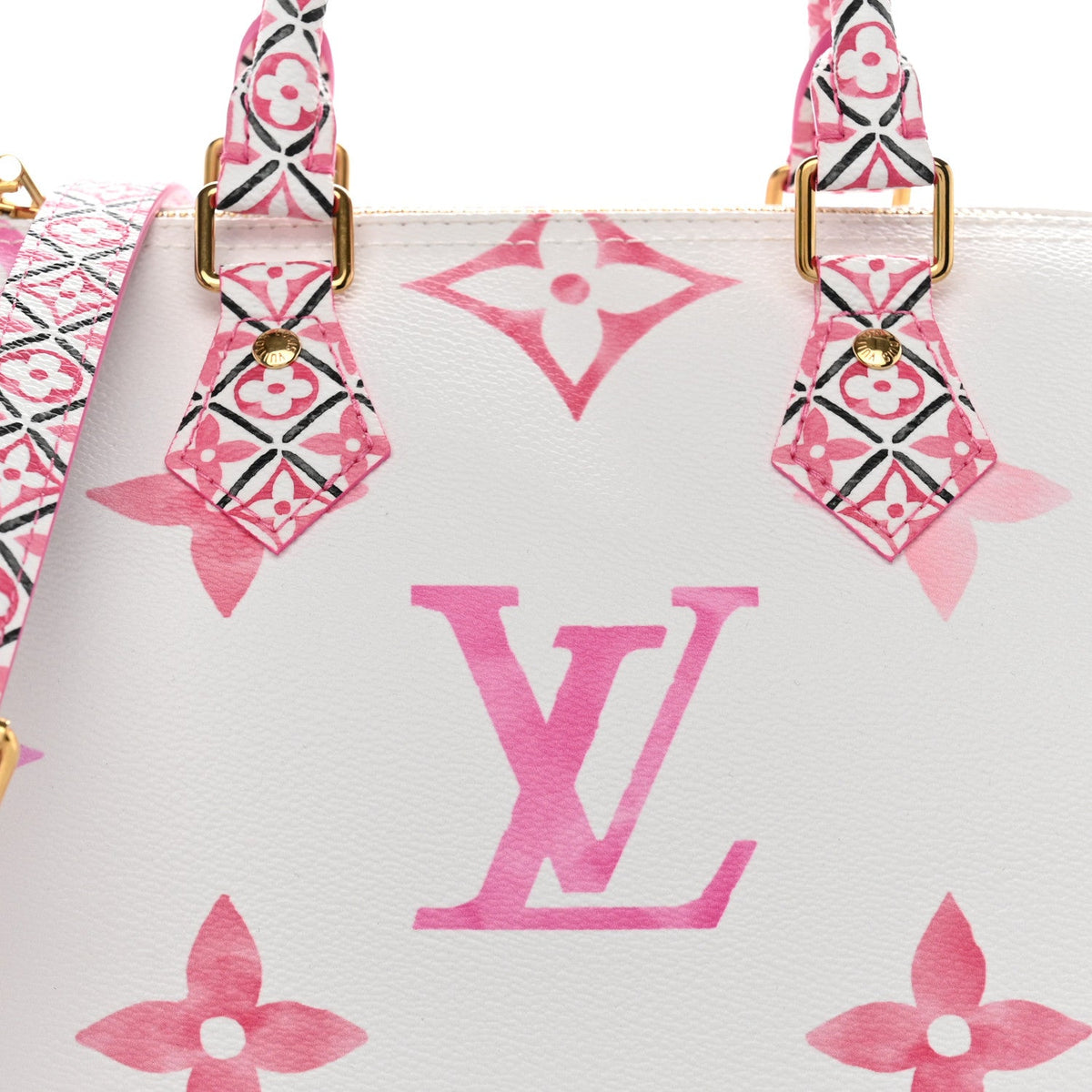 Monogram Giant By The Pool 2.0 Speedy Bandouliere 25 Rose