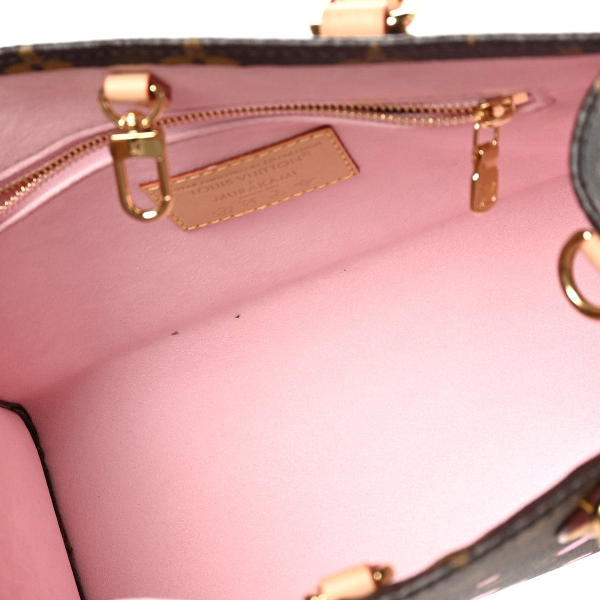 LV X TM Monogram Cherry Blossom Onthego PM Sakura Brown