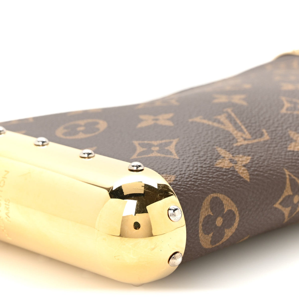 Monogram Metal Studded Capsule Pochette