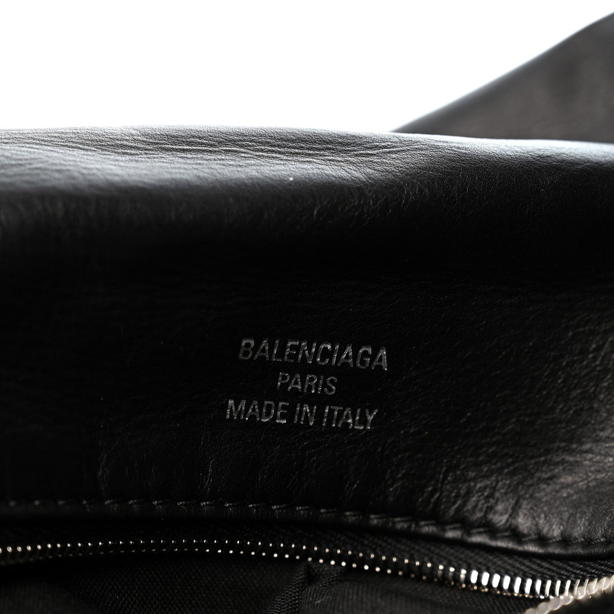 Crushed Calfskin Quilted Small Monaco Shoulder Bag Black