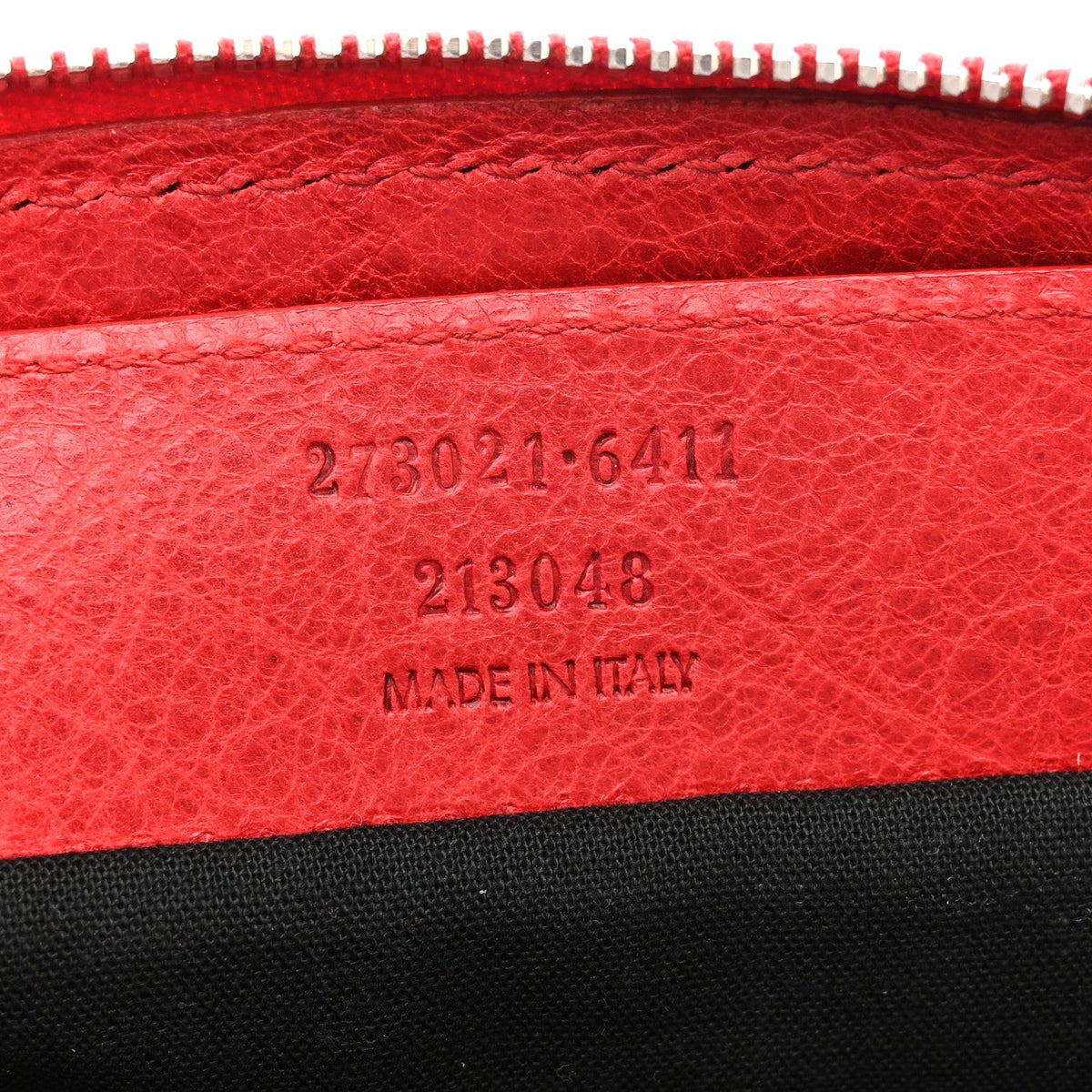 Agneau Arena Classic Hardware Small Clip Rouge Coquelicot