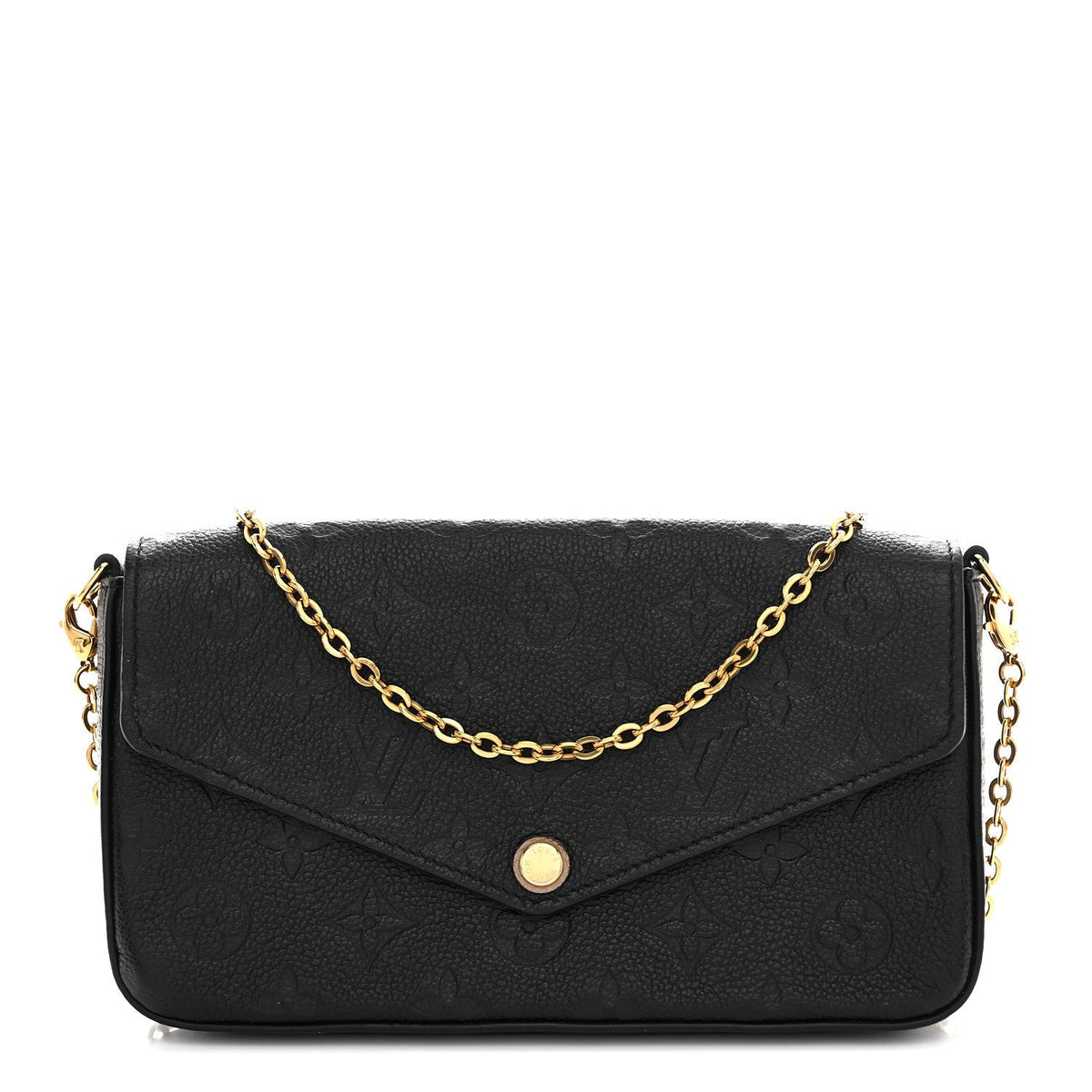 Empreinte Pochette Felicie Chain Wallet Black