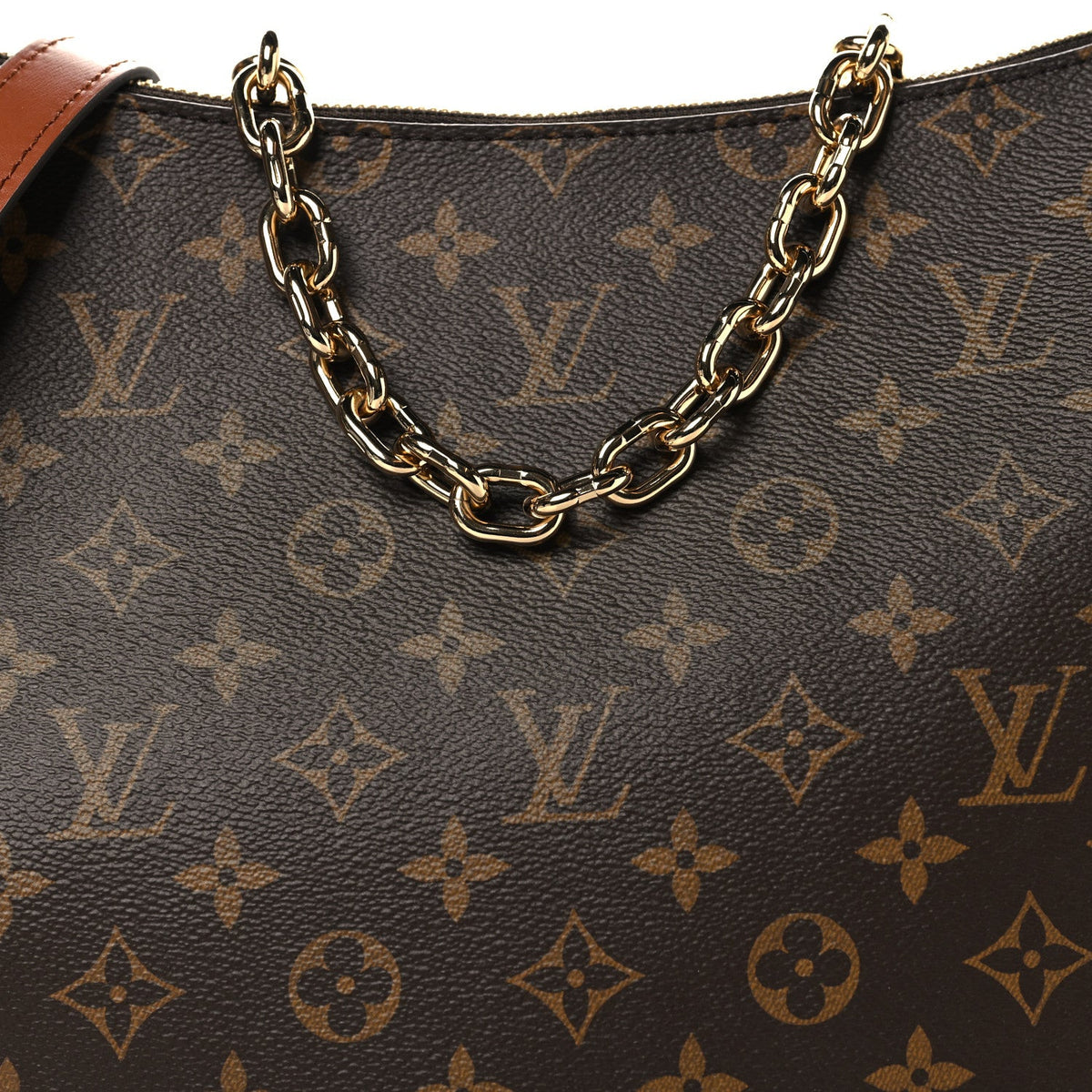 Reverse Monogram Loop Hobo