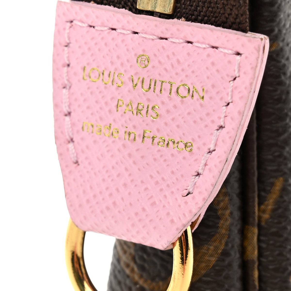 Monogram 2021 Christmas Animation Japanese Garden Mini Pochette Accessories Wisteria Pink