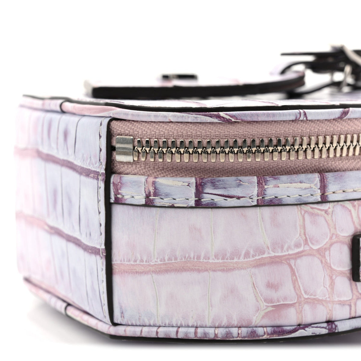 Crocodile Mini Boite Chapeau Light Purple