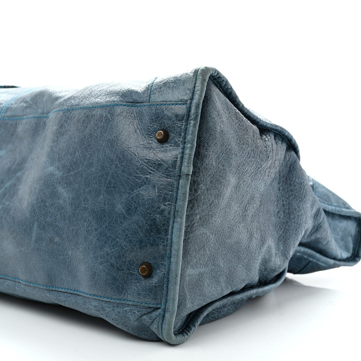 Agneau Classic Hardware Weekender Turquoise