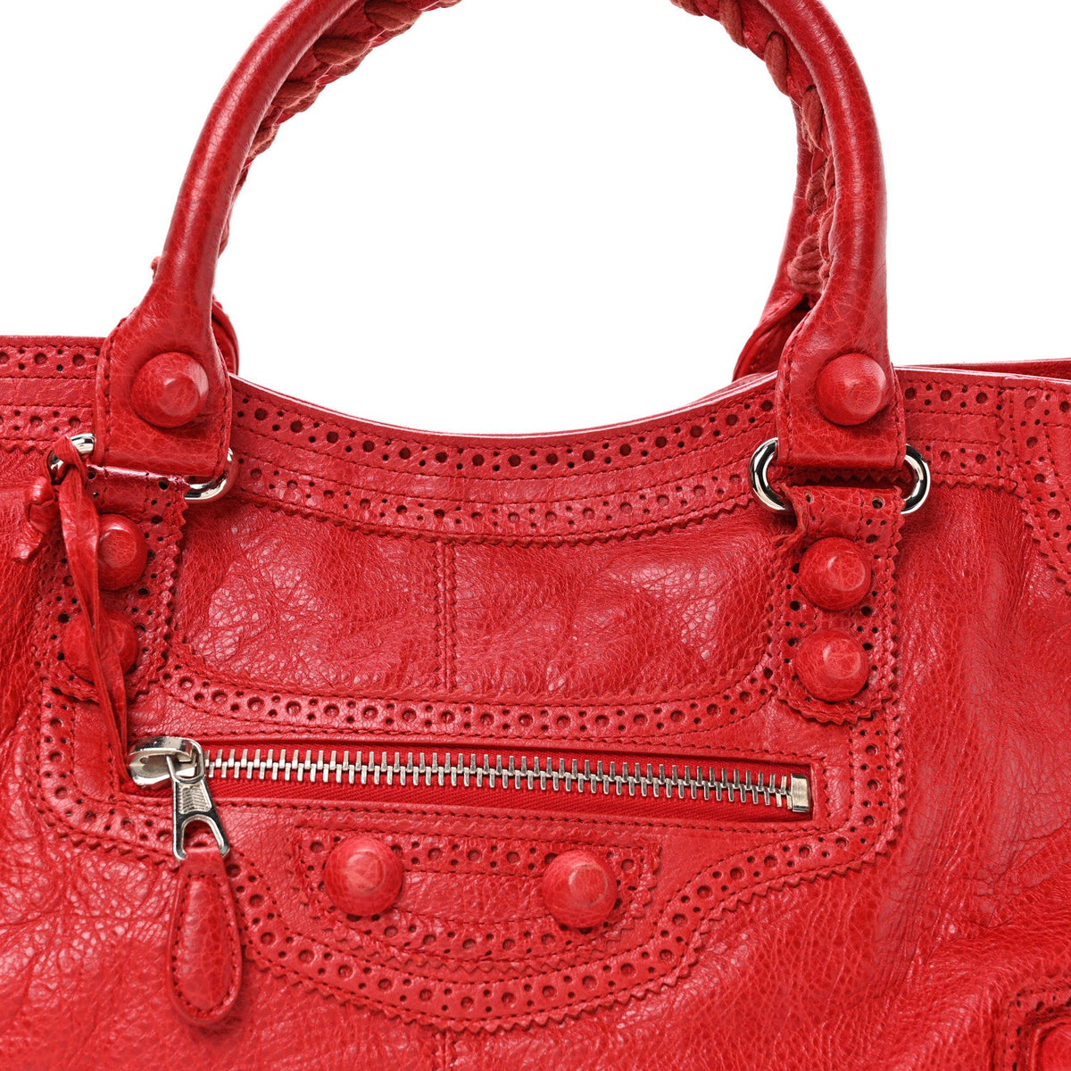 Agneau Giant Brogues Hardware Part Time Coquelicot
