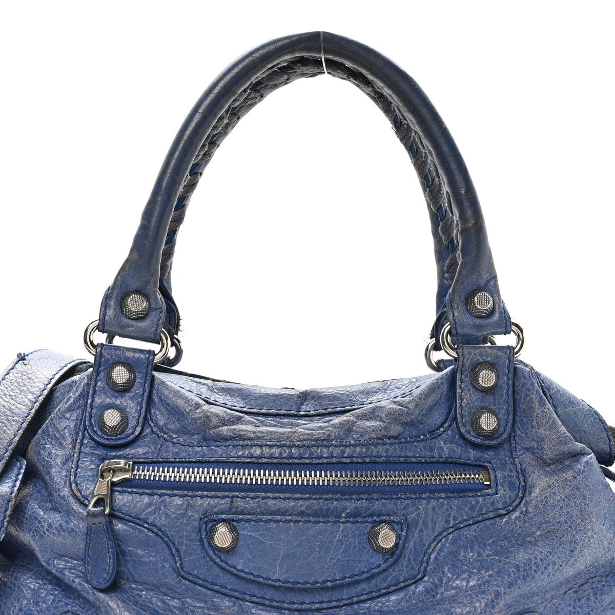 Agneau Giant 12 Silver Hardware Town Bleu Glacier