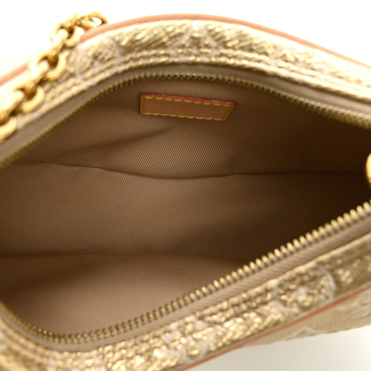 Monogram Jacquard Loop Gold