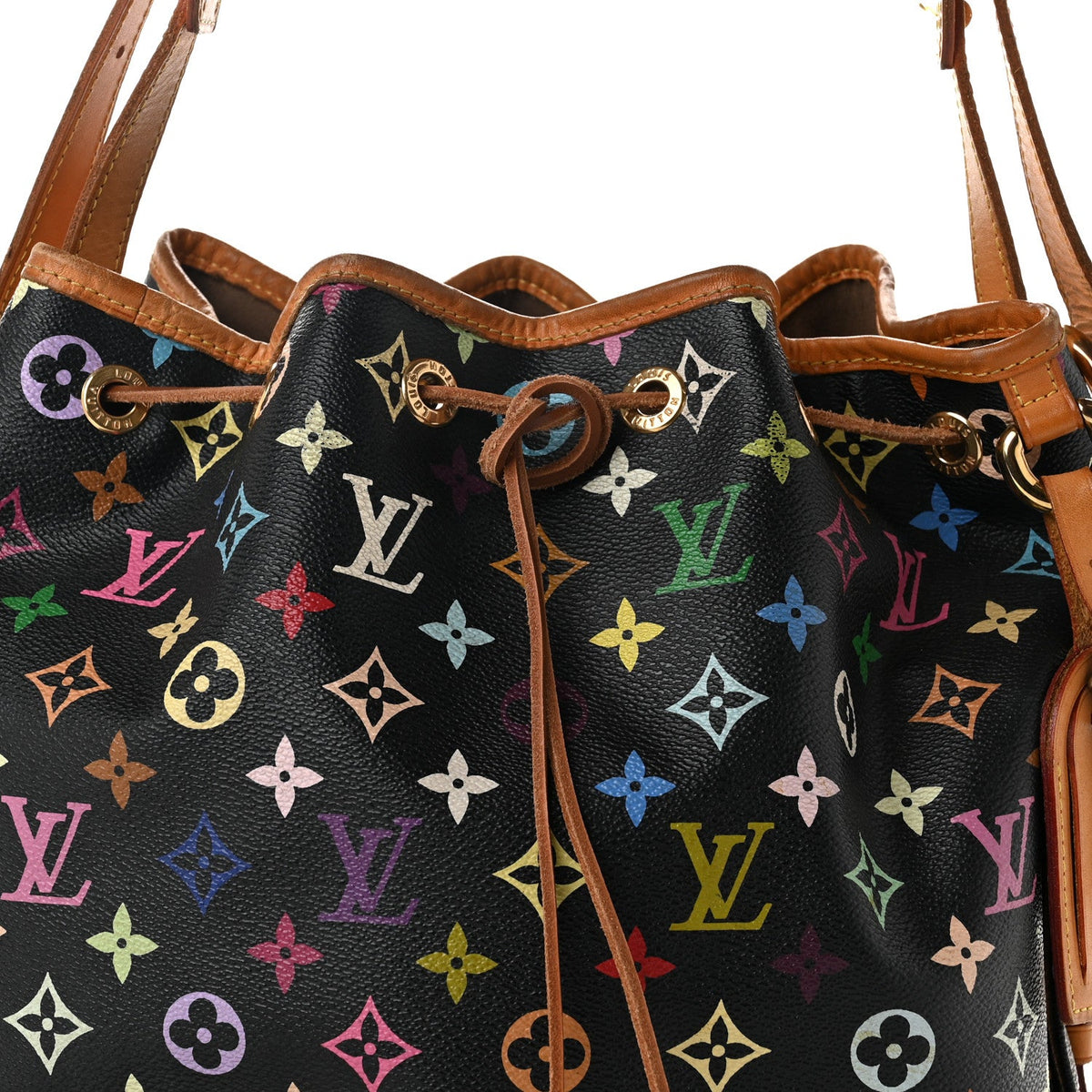 Monogram Multicolor Petit Noe Black