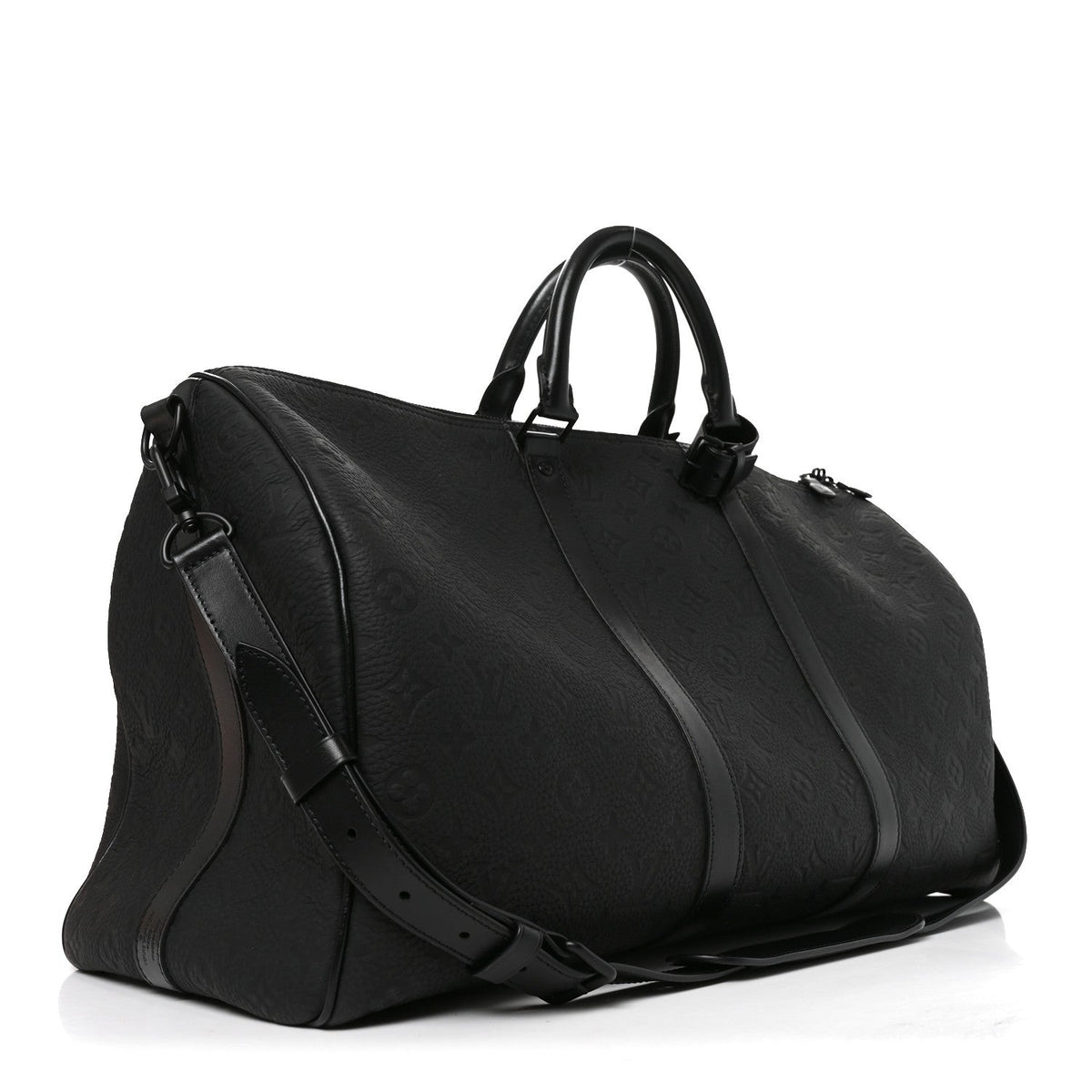 Taurillon Monogram Keepall Bandouliere 50 Black