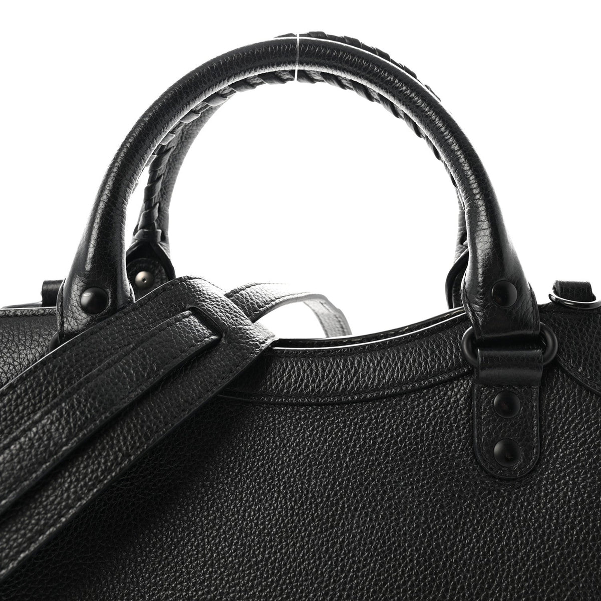 Grained Calfskin Neo Classic Black Hardware S City Black