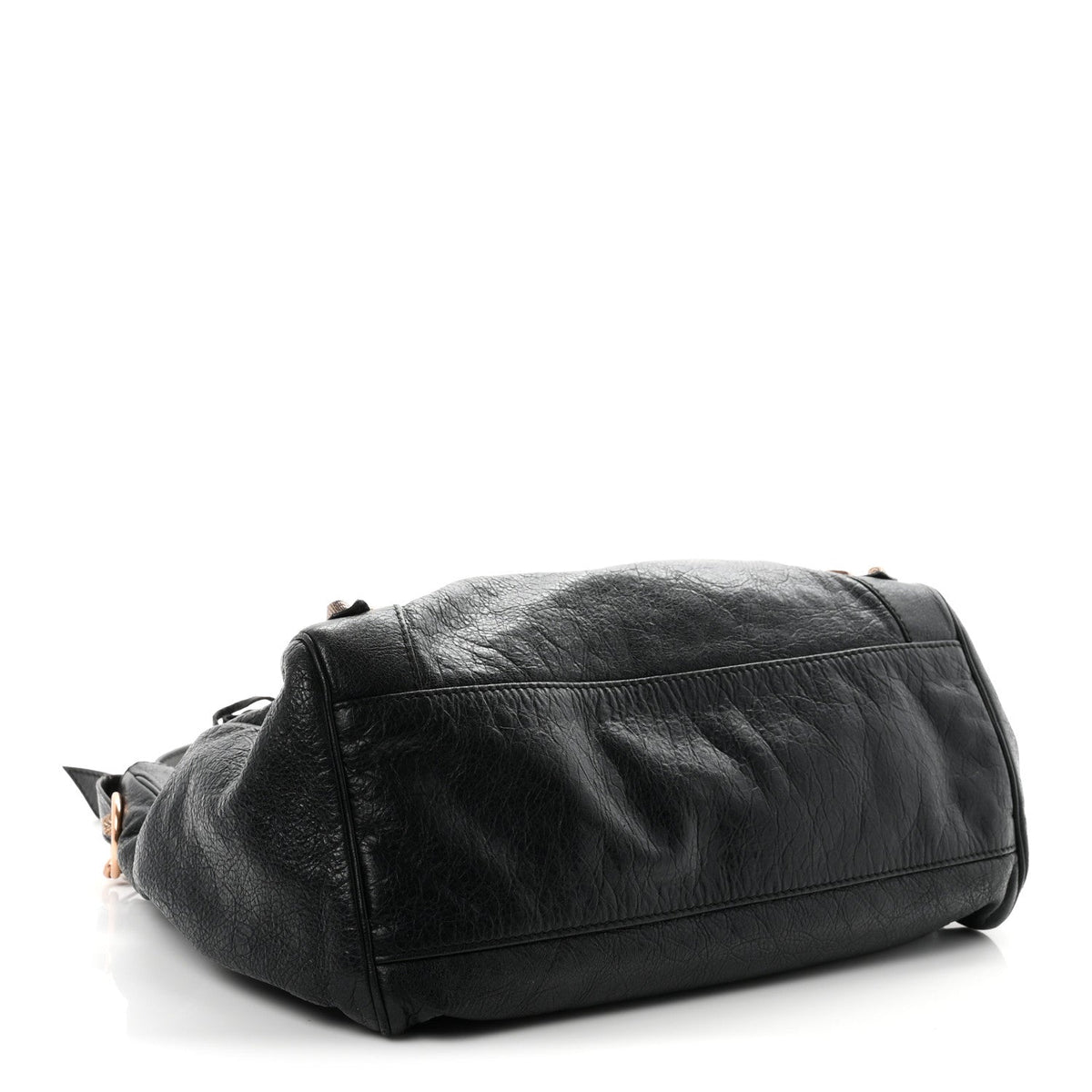 Agneau Giant 12 Rose Gold Hardware Velo Black