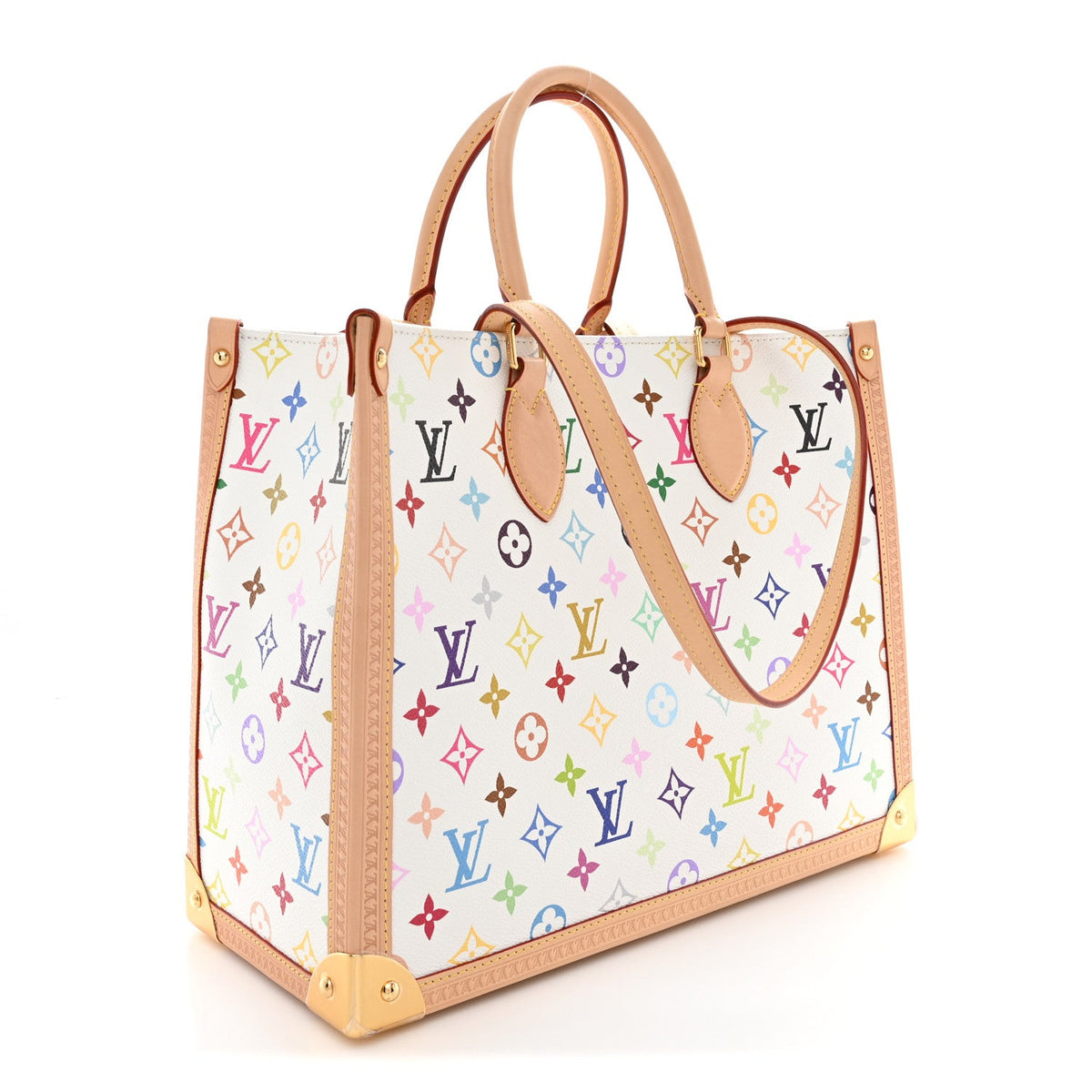 LV X TM Monogram Multicolor Onthego MM White