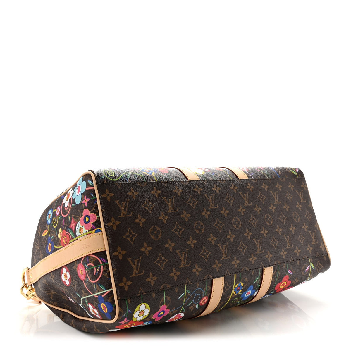 LV X TM Monogram Flowers Keepall Bandouliere 45