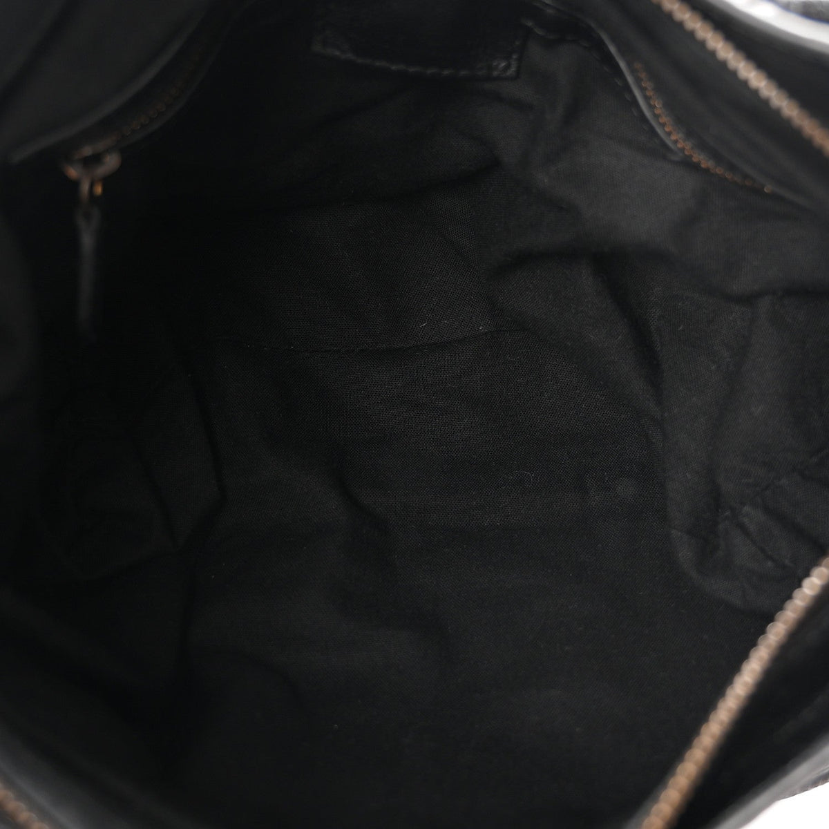 Agneau Arena Classic Hardware Le City First Bag Black