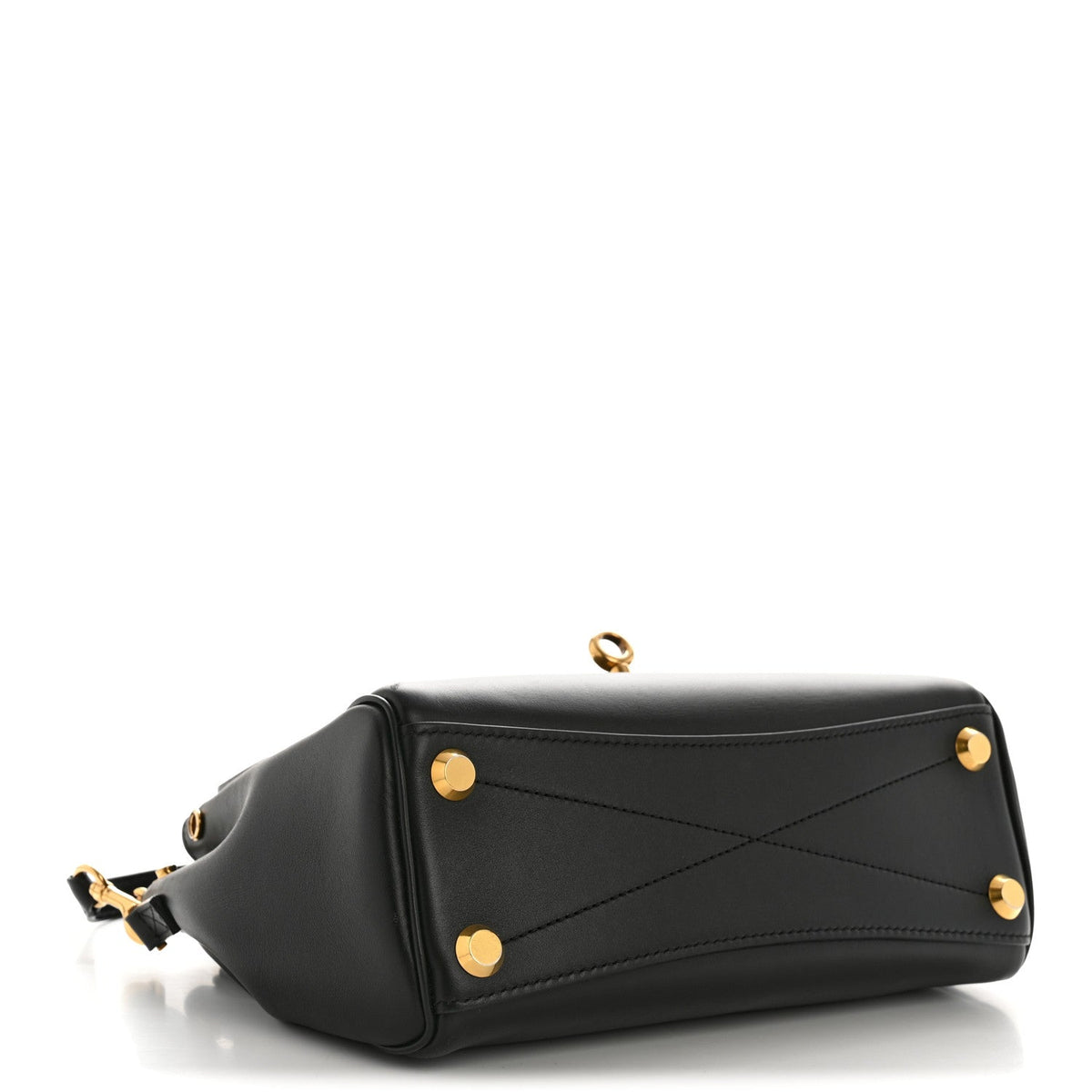 Smooth Calfskin Mini Bel Air Carry All Bag Suede Pink Black