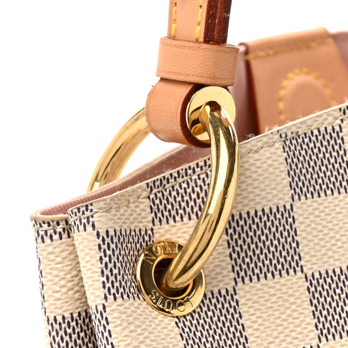 Damier Azur Graceful PM Rose Ballerine