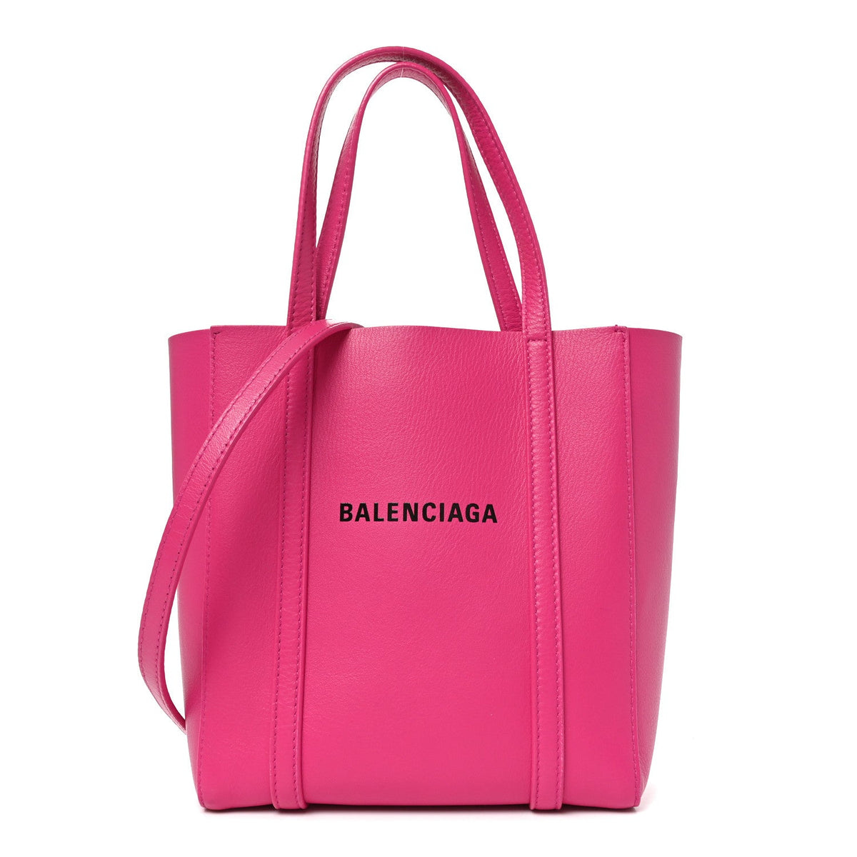 Calfskin XXS Everyday Tote Neon Pink