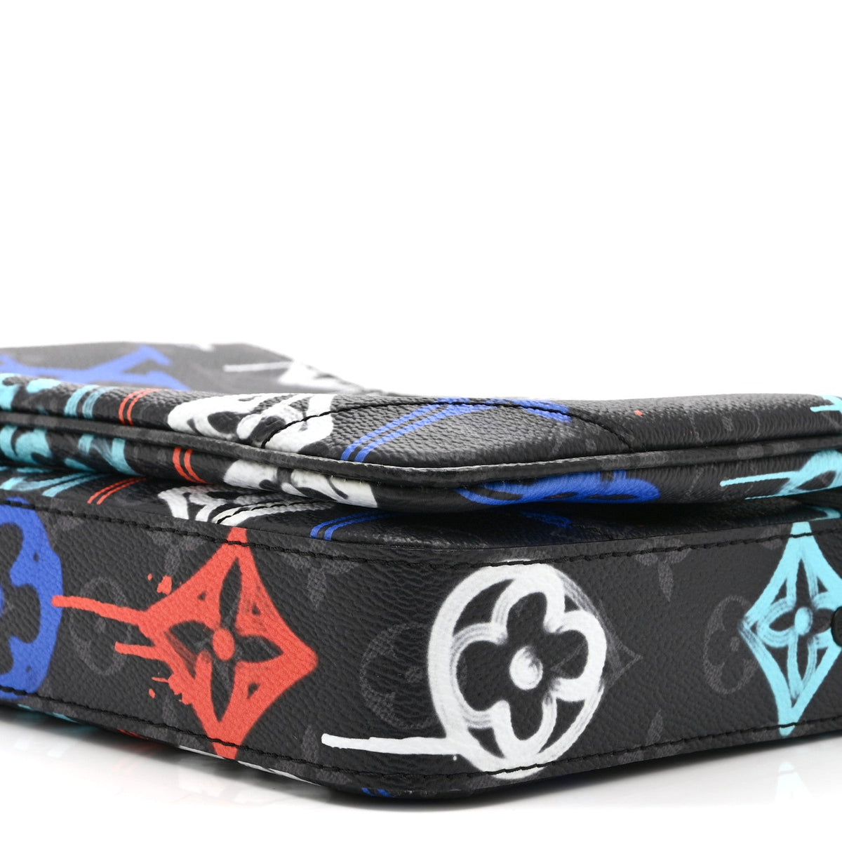 Monogram Eclipse LV Graffiti Trio Messenger Multicolor
