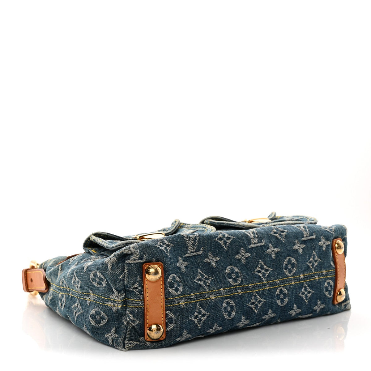 Monogram Denim Baggy PM Blue
