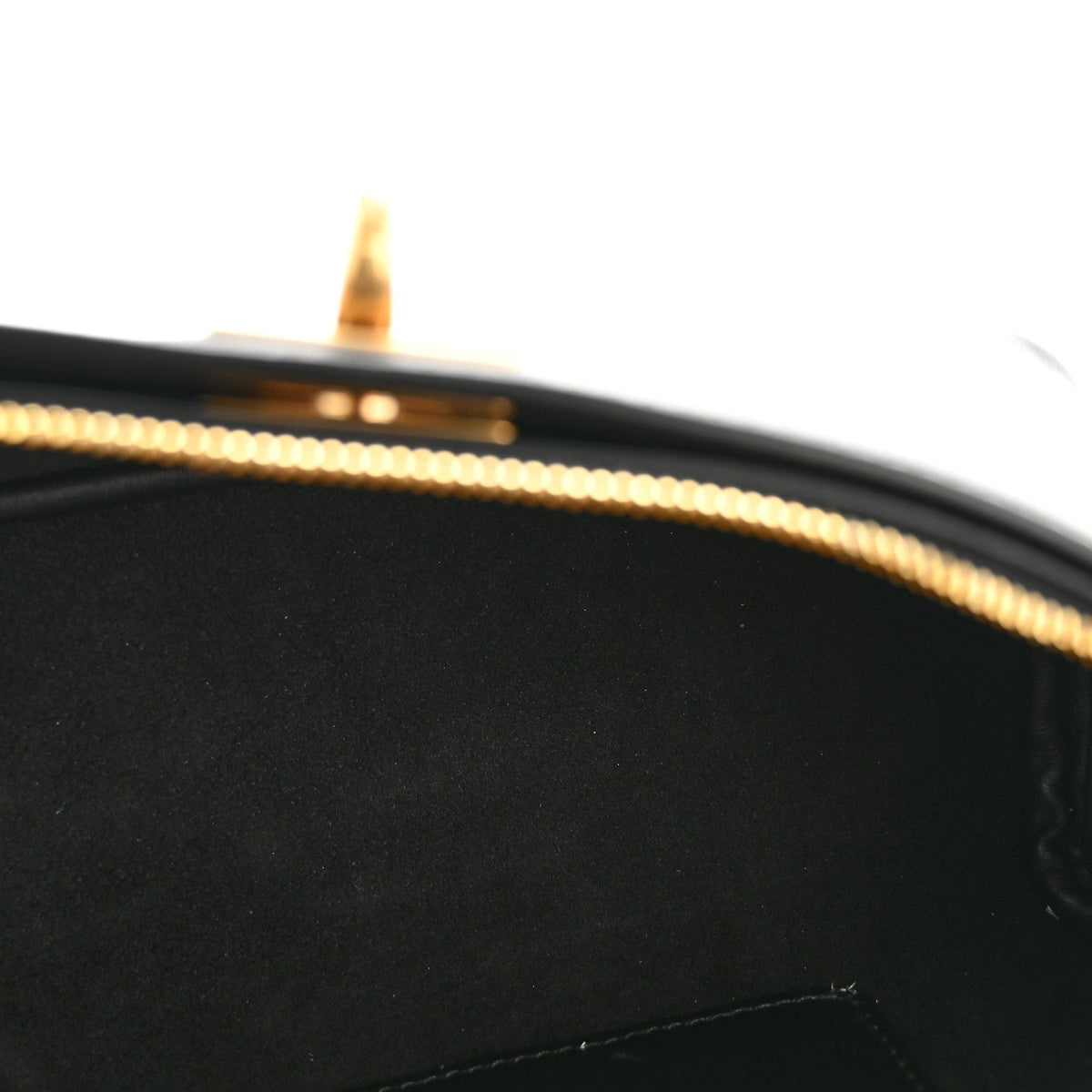 Natural Smooth Calfskin Rodeo Vanity Black