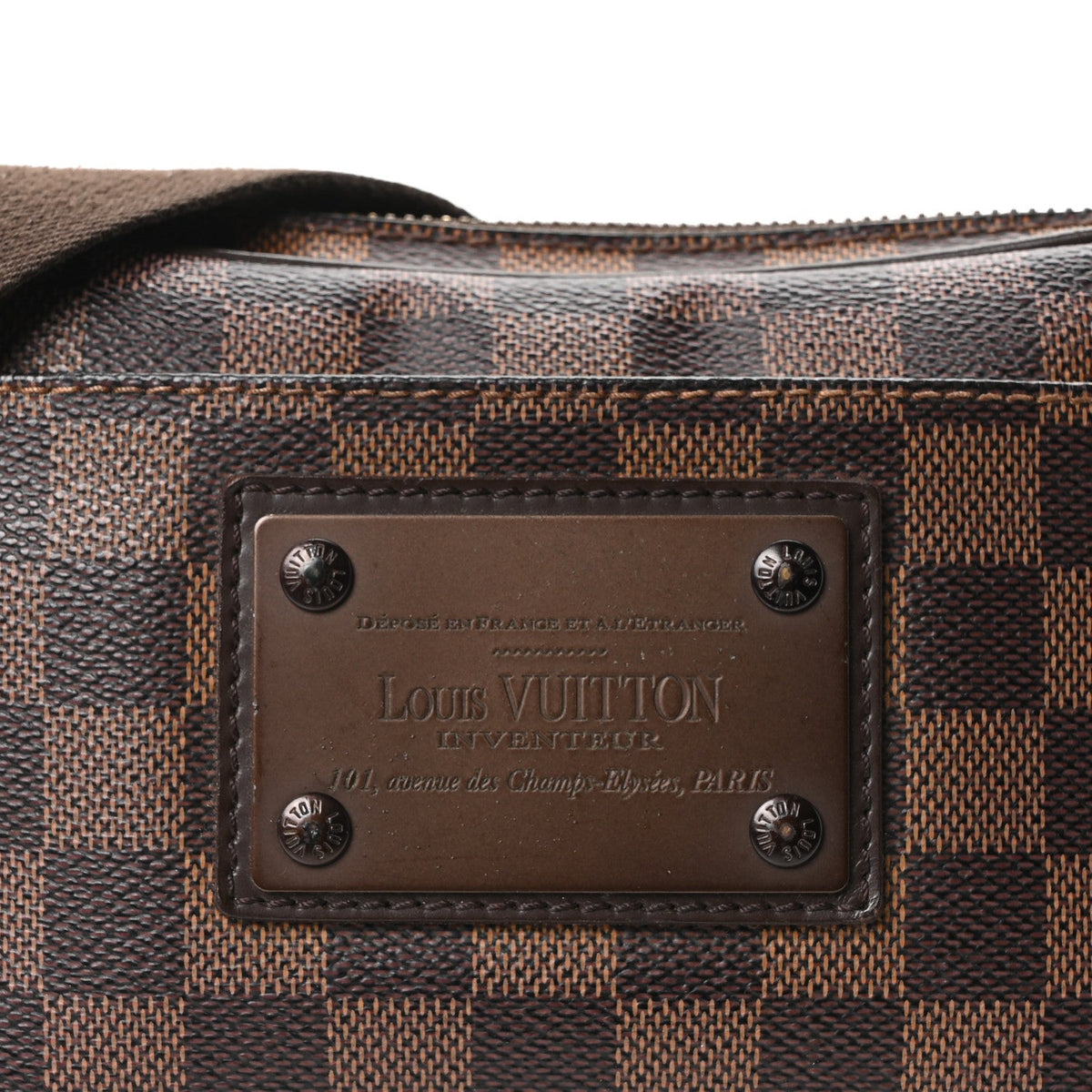 Damier Ebene Brooklyn Bum Bag