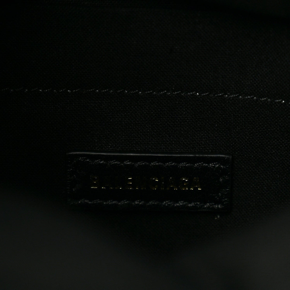 Arena Calfskin Small Monaco Chain Shoulder Bag Black