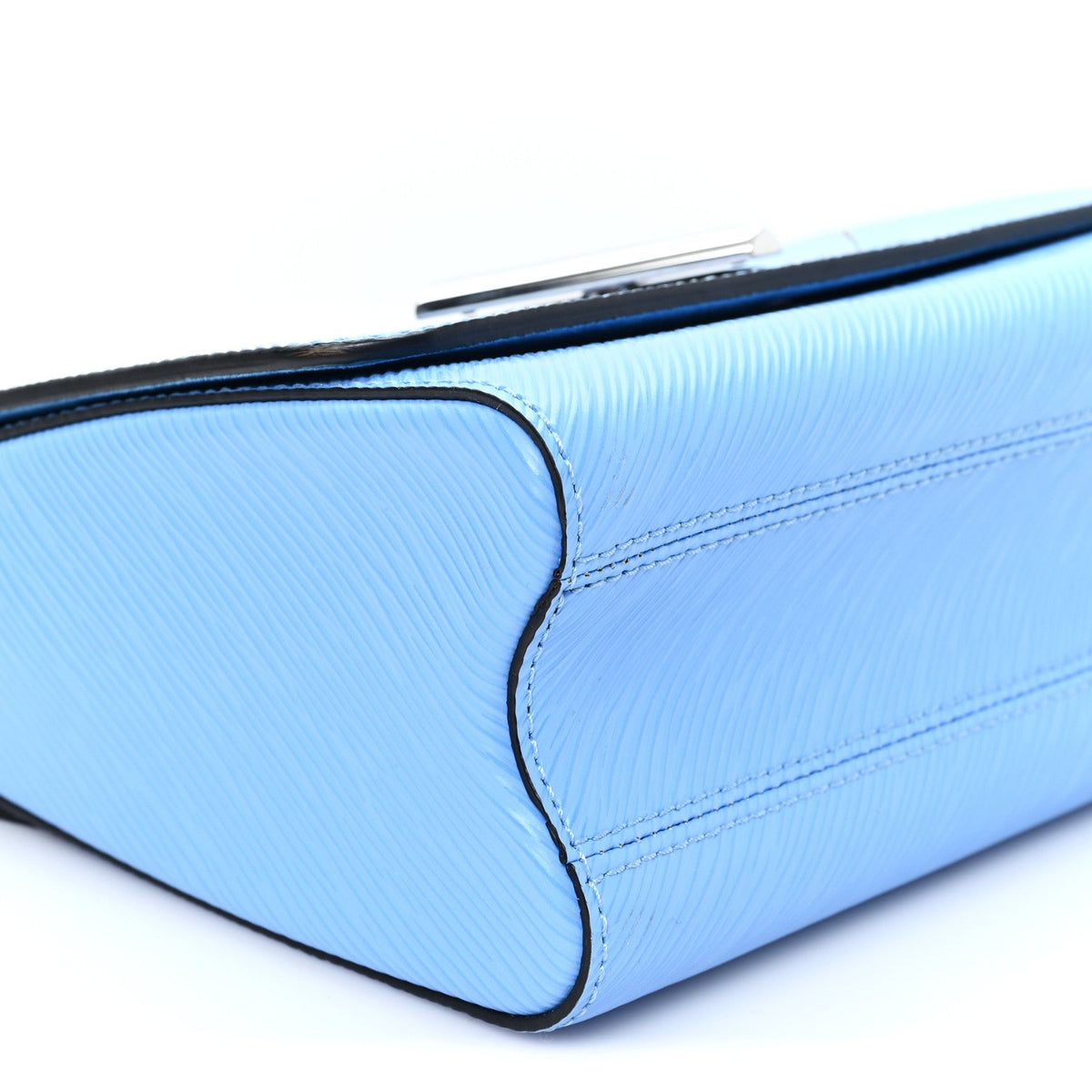 Epi Tropical Birds Twist Shoulder Bag MM Bleuet