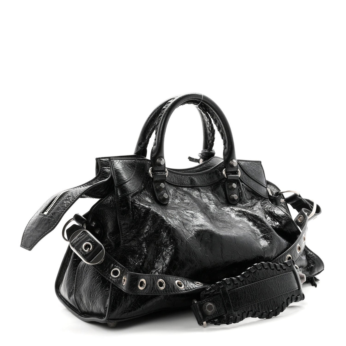 Agneau Arena Neo Cagole City Handbag Black