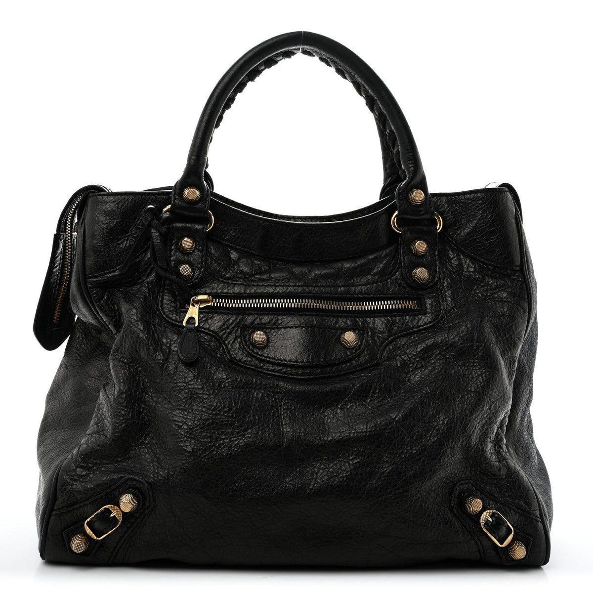 Agneau Giant 12 Gold Hardware Velo Black