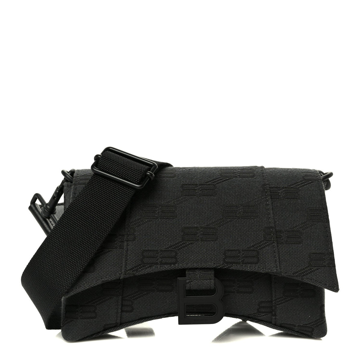 BB Jacquard Monogram  XSS Downtown Shoulder Bag Black
