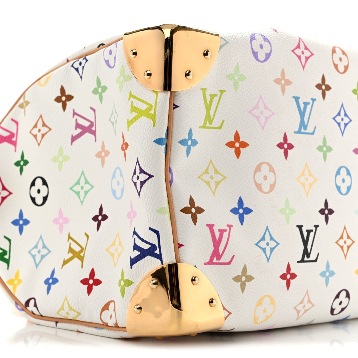 Monogram Multicolor Speedy 30 White