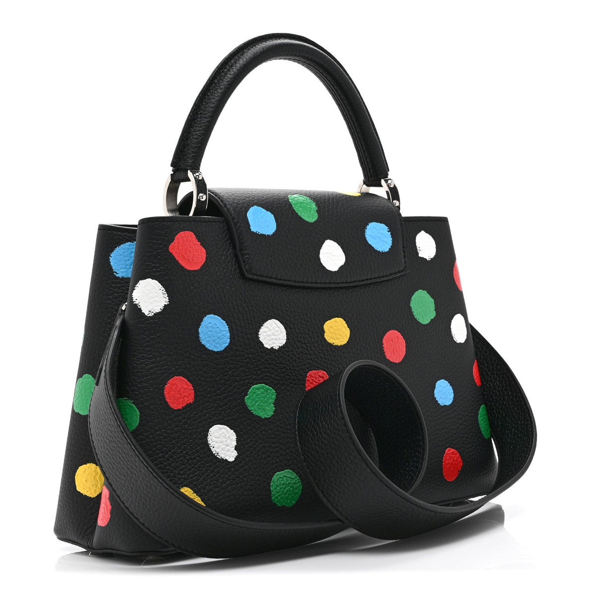 LV X YK Taurillon Capucine MM Black